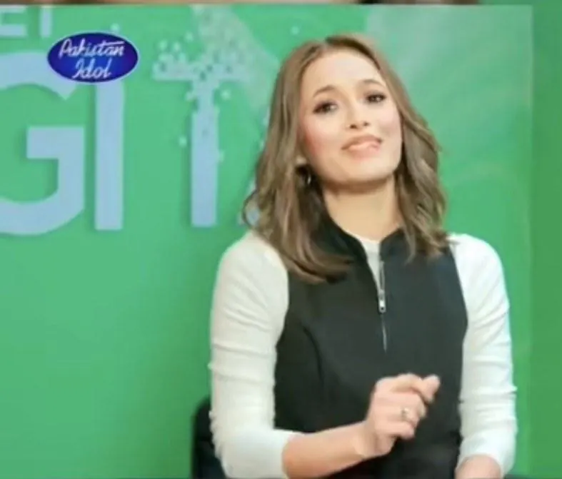 Sarah Mashhood presenting a digital segment